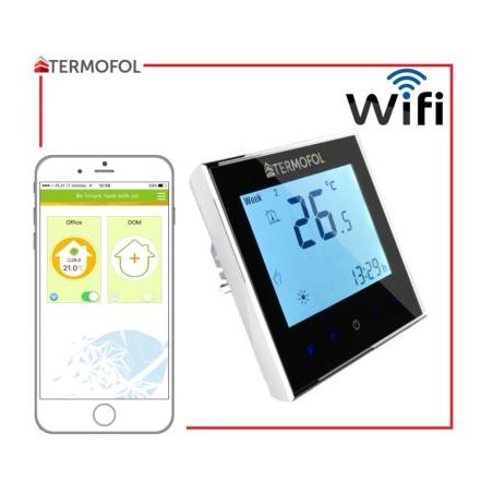 Thermostat digital Wifi sans fil pour film chauffant